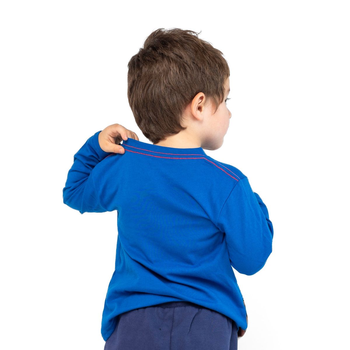 PAW PATROL - Polera Manga Larga Niño Chase PP Azul Paw Patrol