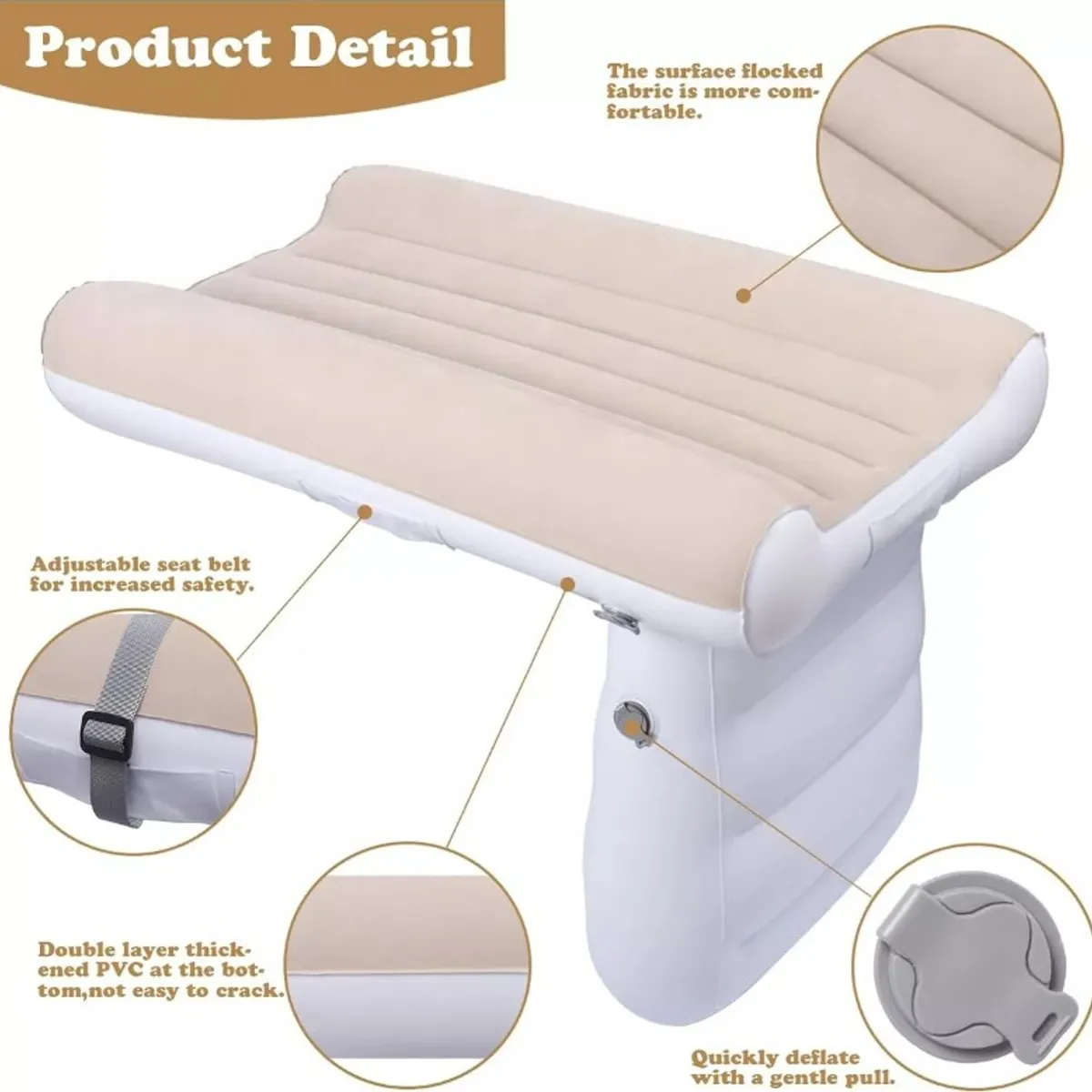 GENERICO - Cama De Viaje Inflable Para Niños Cama De Avión Para Niños