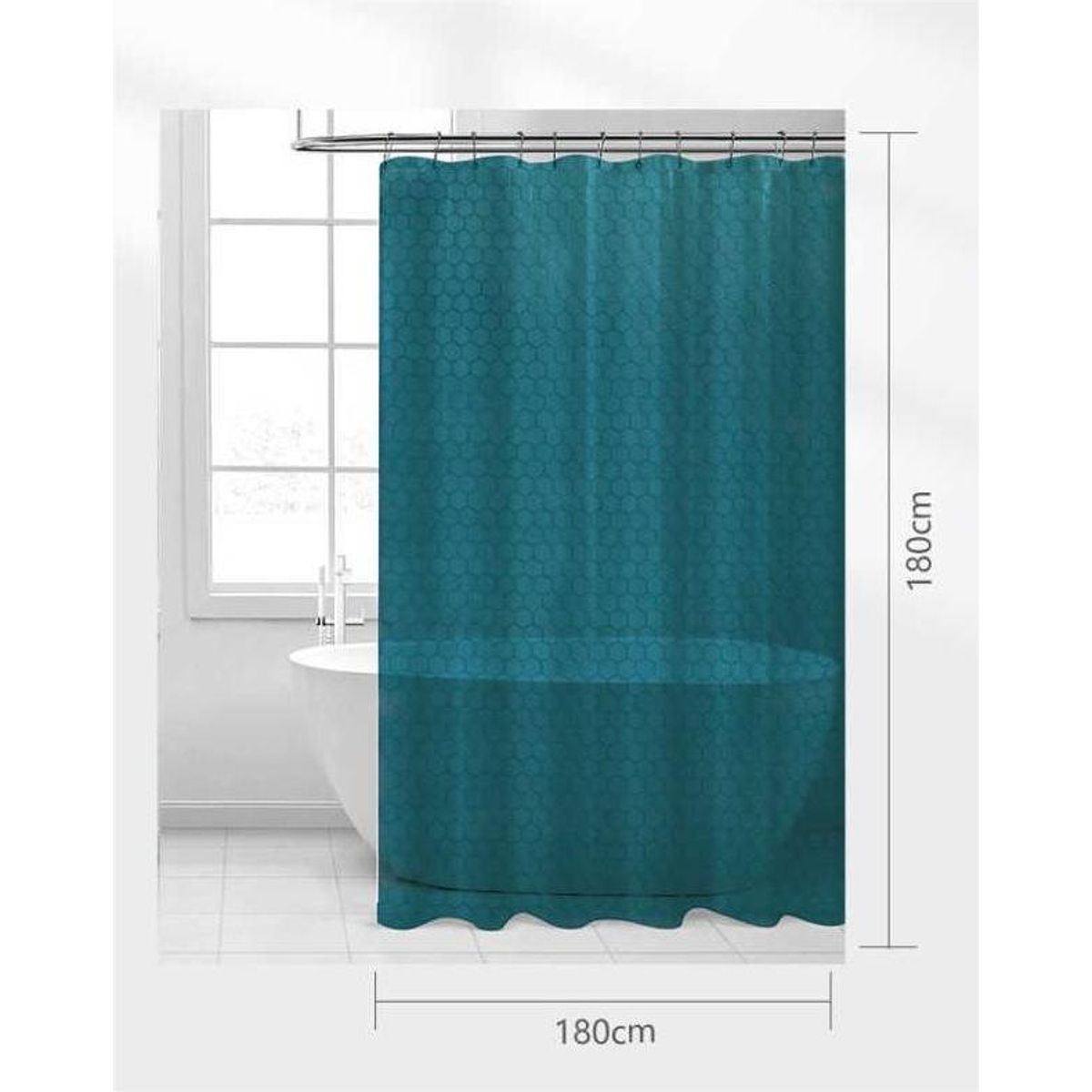 GENERICO - Cortina de baño 180x180cm