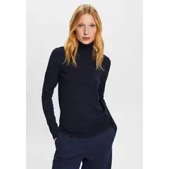 ESPRIT - Sweater De Manga Larga Y Cuello Alto Mujer