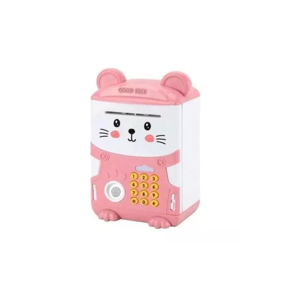 GENERICO - Alcancia Electrónicacaja Fuerte Para Niños Con Huella Rosa