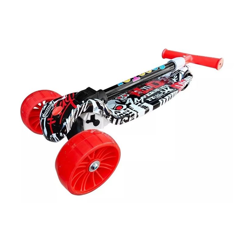 GENERICO - Scooter Monopatin Kids Plegable Diseños Ruedas Led Niños