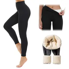 EVERSO - Leggings Calza Térmicos De Mujer Con Forro Polar De Invierno