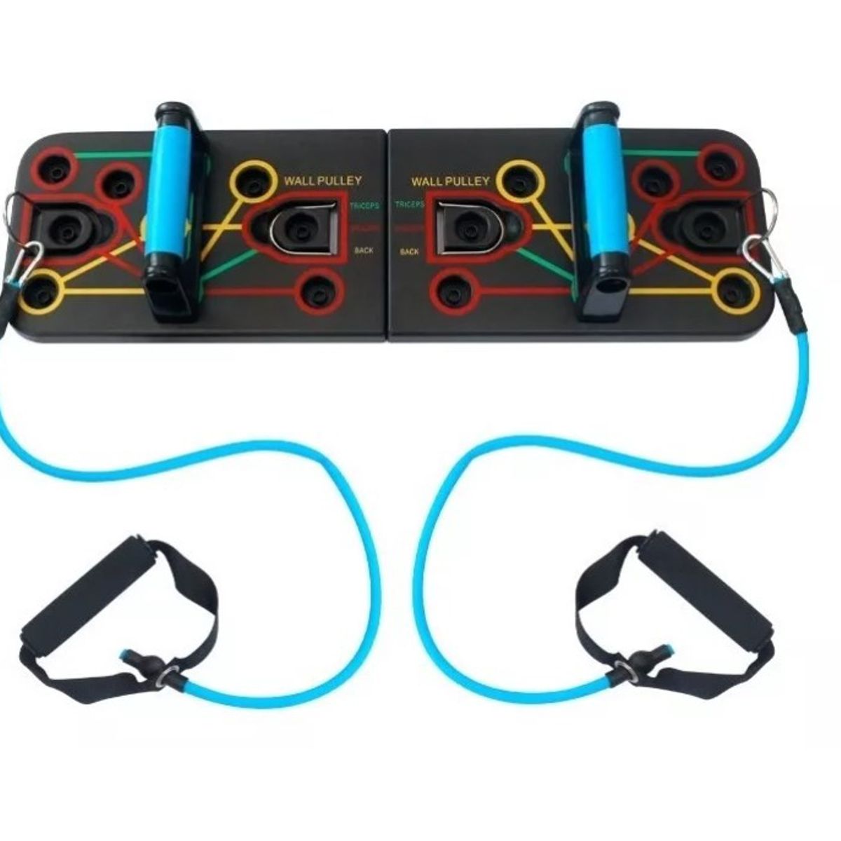 GENERICO - Tablero Para Flexiones Multiuso Con Bandas De Resistencia