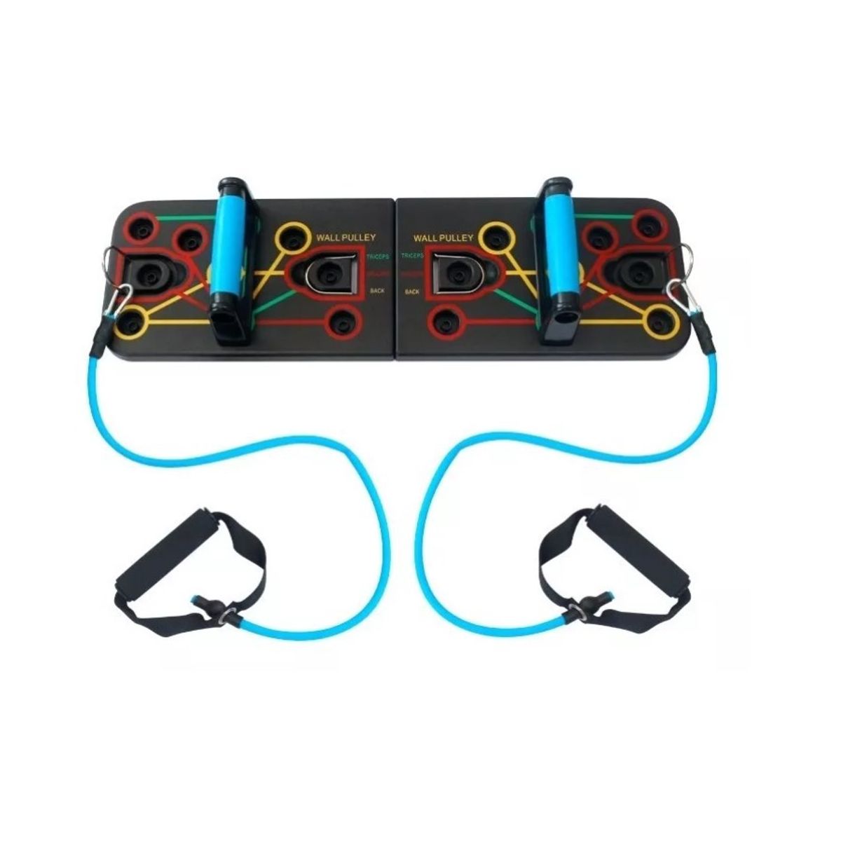 GENERICO - Tablero Para Flexiones Multiuso Con Bandas De Resistencia