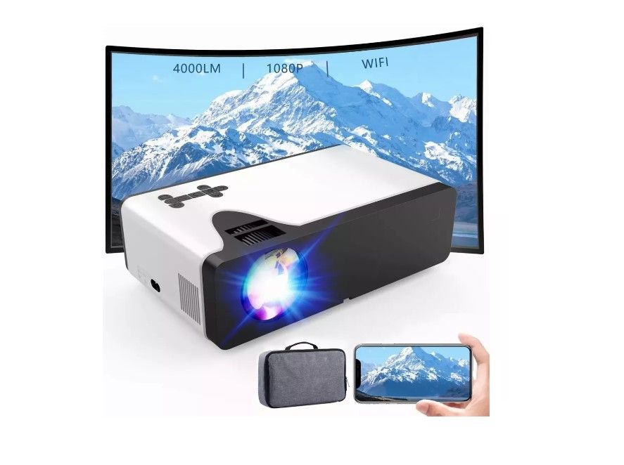 GENERICO Proyector Portátil Hd 1080p 3000 Lúmenes