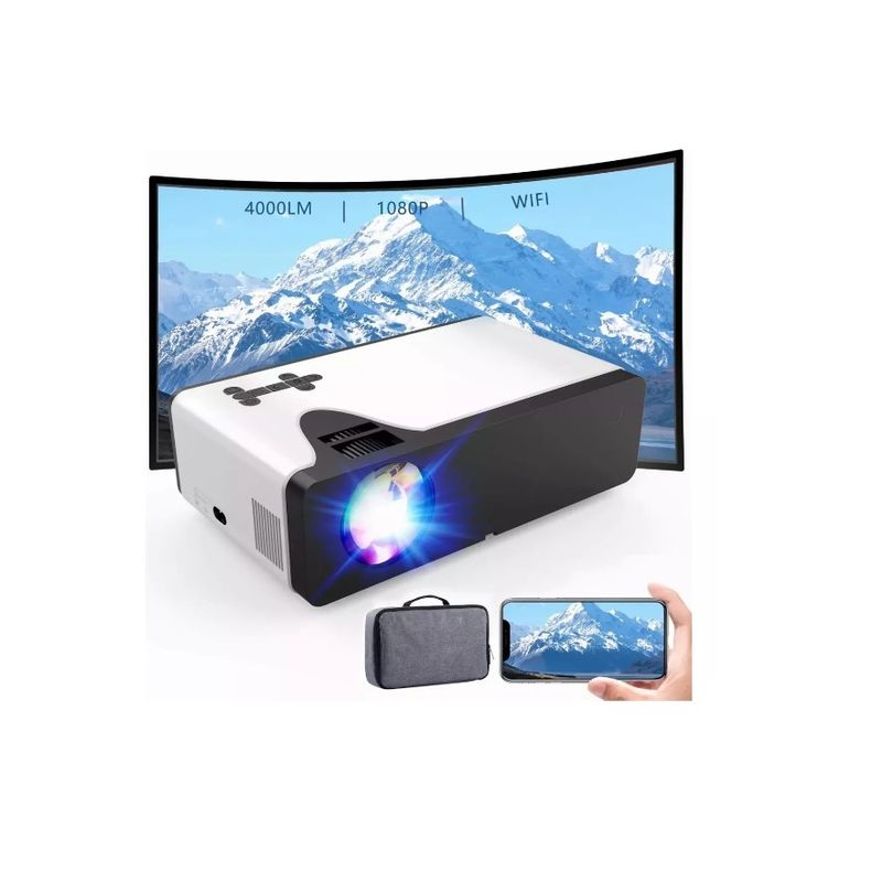 GENERICO - Proyector Portátil Hd 1080p 3000 Lúmenes