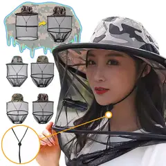 EDWINAYY - Sombrero Para El Sol Gorra Con Proteccion Para Cuello Y Cara