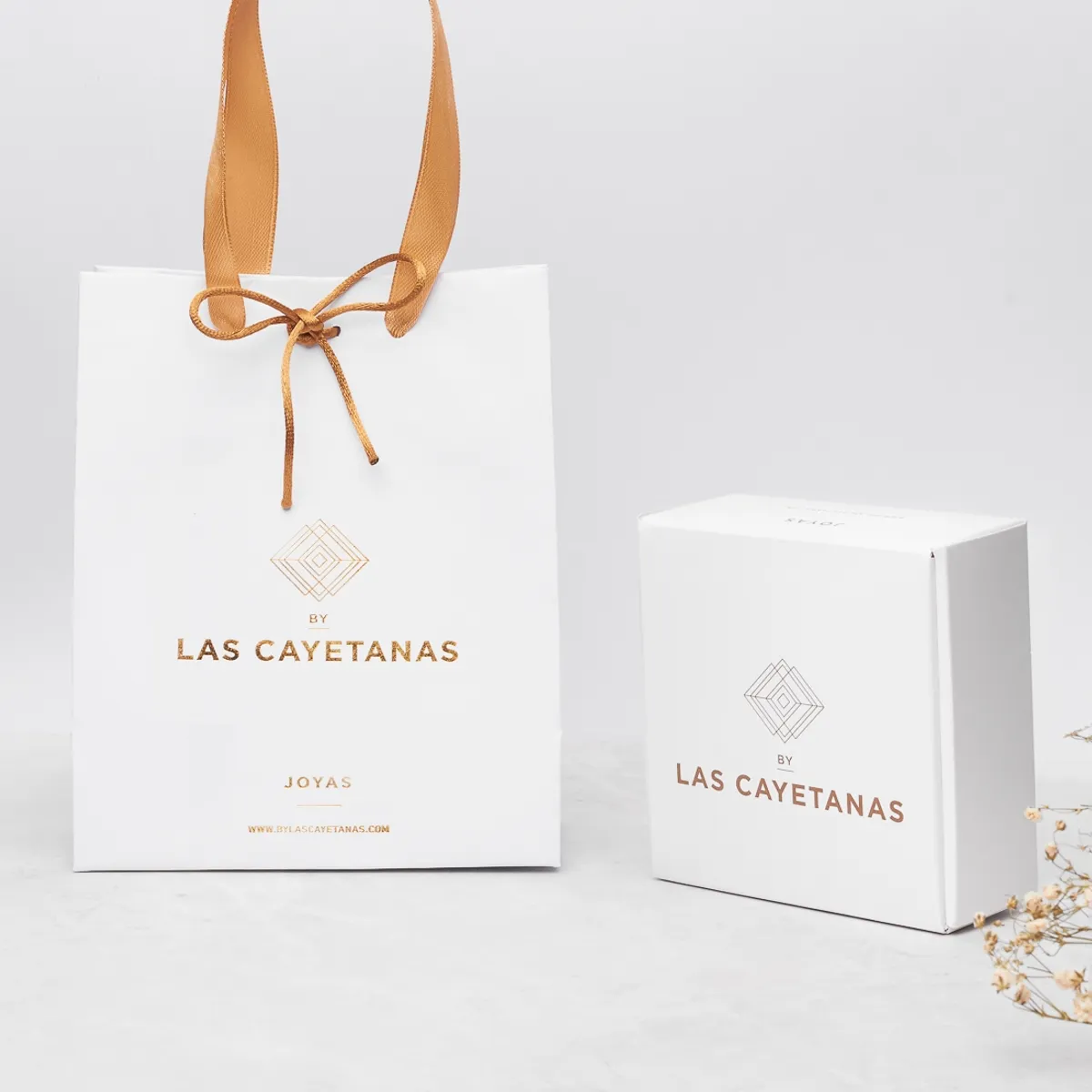 BY LAS CAYETANAS - Aros argollas FRIDA con Estrella blanca microcristales