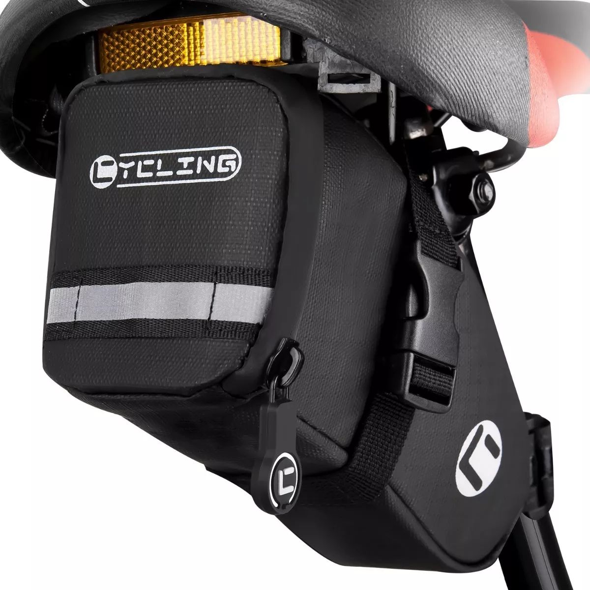 LUKOVEE - Bolso Trasera Impermeable Y Reflexivo Para Sillín Bicicleta