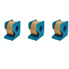 GENERICO - Pack X 3 Cintas Adhesiva Micropore Piel Papel 2.5cm X 9cm