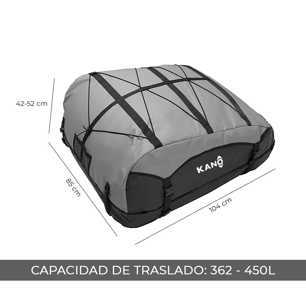 KANO - Bolso Seco Porta Equipaje Para Techo de Auto Kano 450L