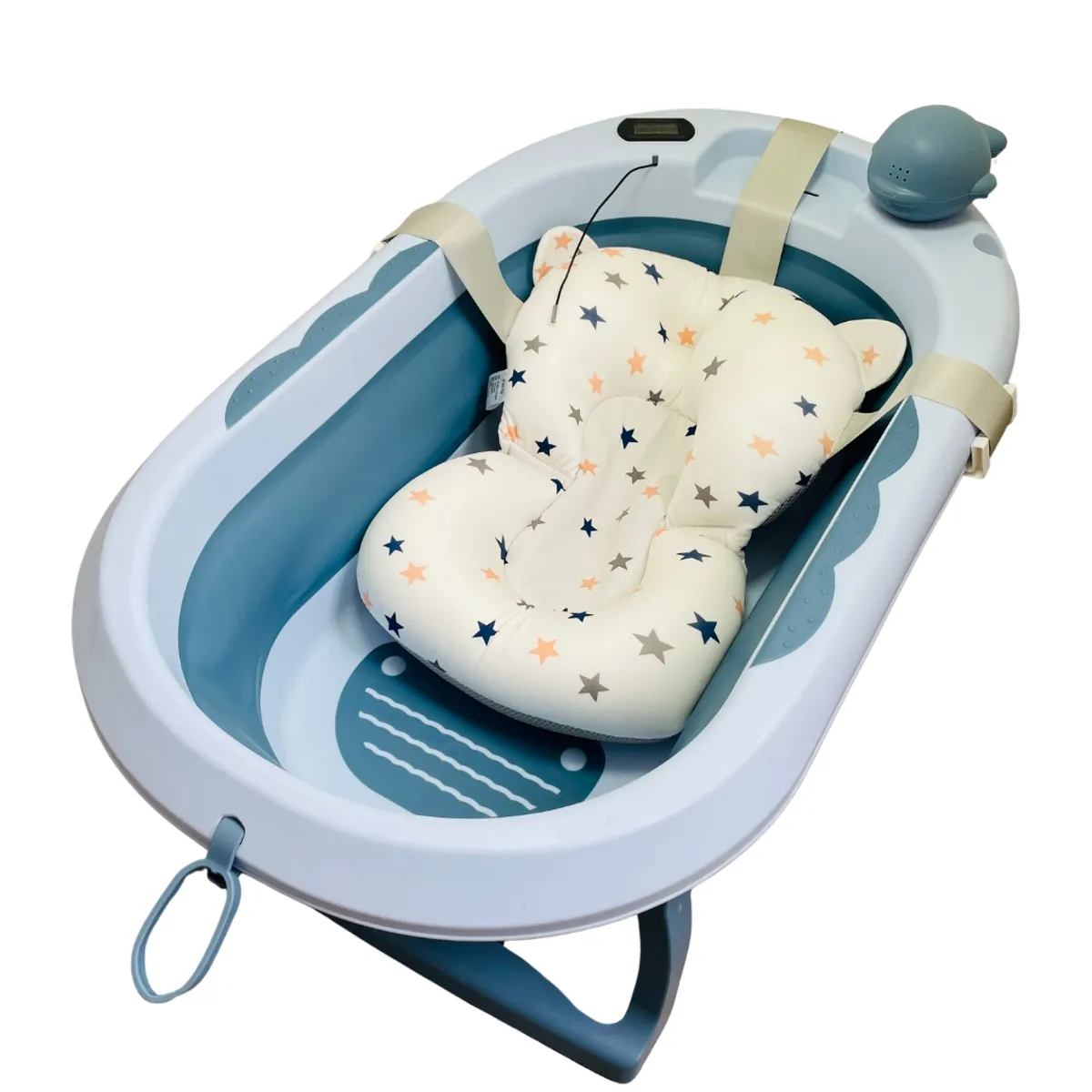 GENERICO - Bañera con Termómetro y Set de Baño