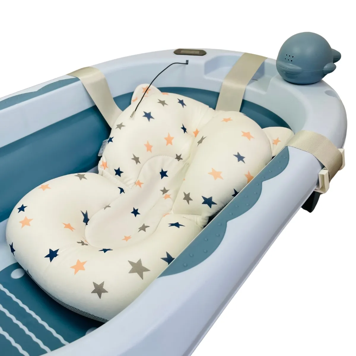 GENERICO - Bañera con Termómetro y Set de Baño