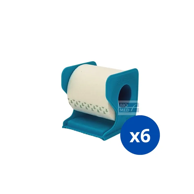 GENERICO - Pack X 6 Cintas Adhesiva Micropore Color Blanco Papel 5cm X 9cm