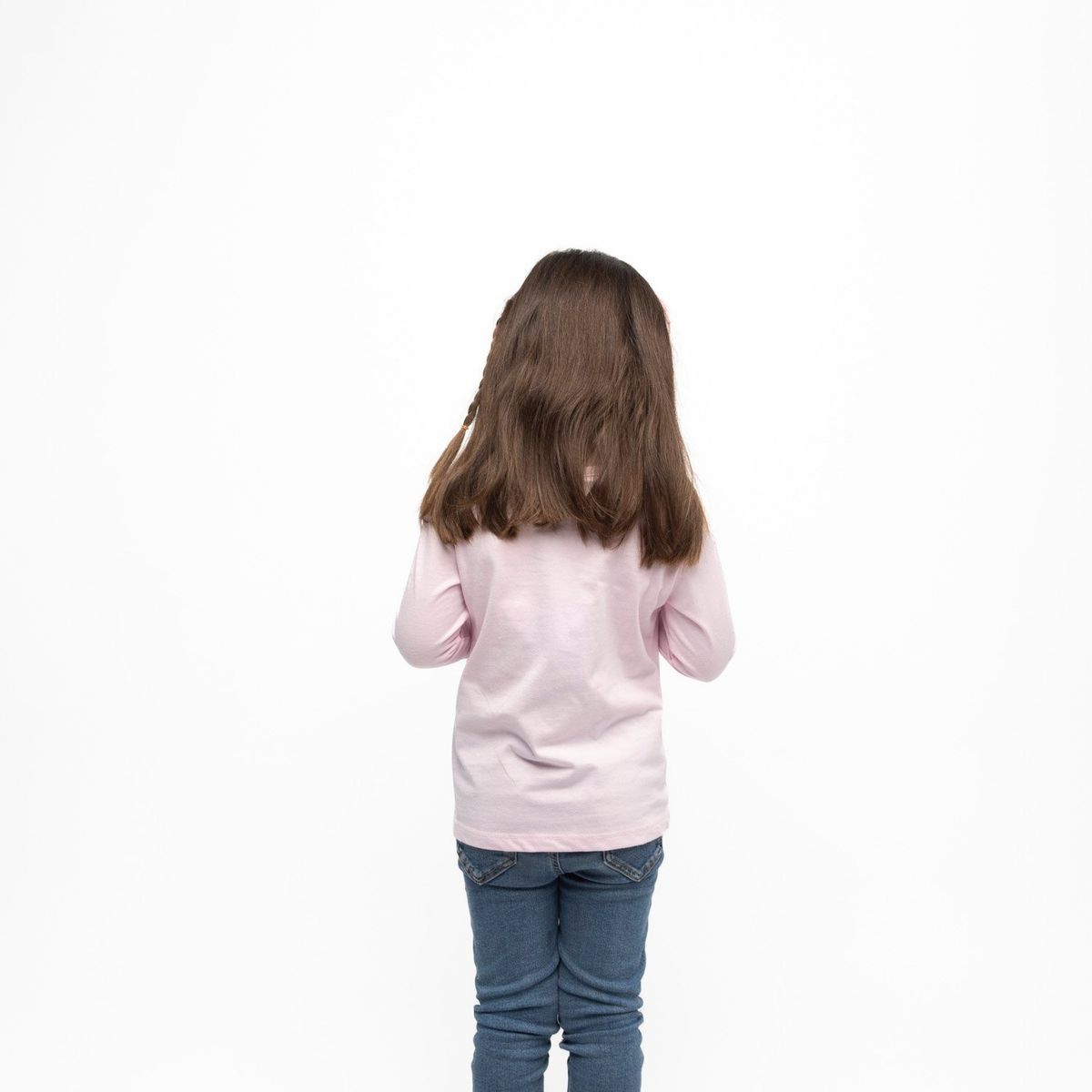 BLUEY - Polera Manga Larga Niña Voltereta Rosado Bluey