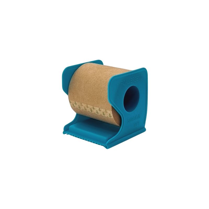 GENERICO - Cinta Adhesiva Micropore Papel 5 cm X 9m -1 Unid Con Dispenser Piel