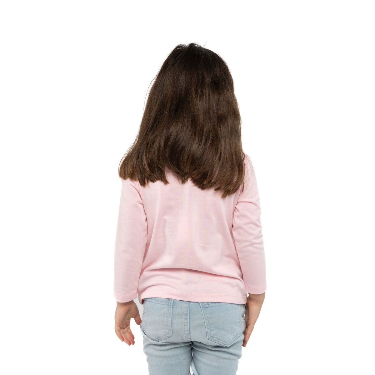 PAW PATROL - Polera Manga Larga Niña Amigos Rosado Paw Patrol