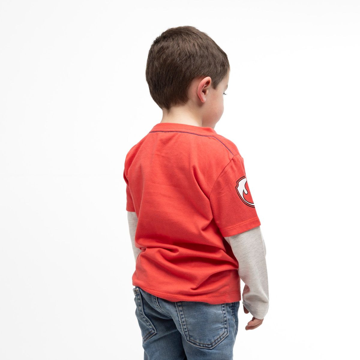 PAW PATROL - Polera Manga Larga Niño Marshall Rojo Paw Patrol