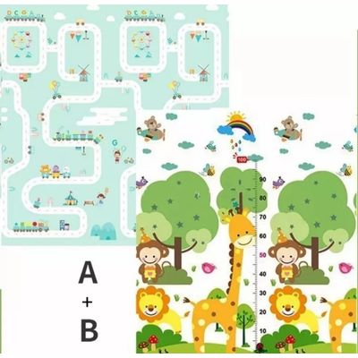 Imagen 2 del producto Alfombra Antigolpes Para Niños Bebes Plegable 180150cm