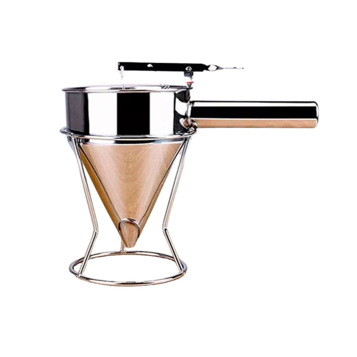GENERICO - Dispensador Embudo Masas Panqueques Cocina Reposteria Salsas