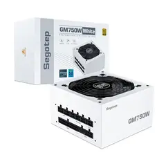 GENERICO - SEGOTEP GM750W ATX3.0 80 PLUS FUENTE DE PODER GOLD MODULAR BLANCO