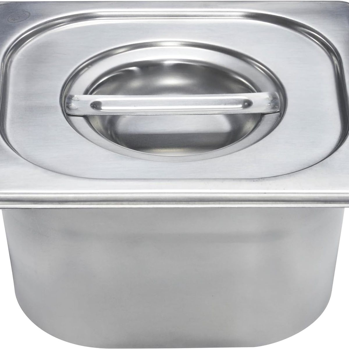 GENERICO - Deposito Gastronomico Acero Cocina Profesional 17x16x10cm.