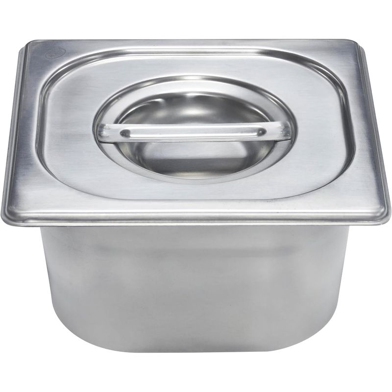 GENERICO - Deposito Gastronomico Acero Cocina Profesional 17x16x10cm.
