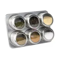 GENERICO - Set Condimentero Especiero Cocina 6pcs
