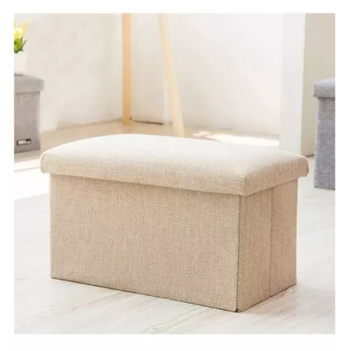 GENERICO - Puff Silla Cubo Organizador Plegable