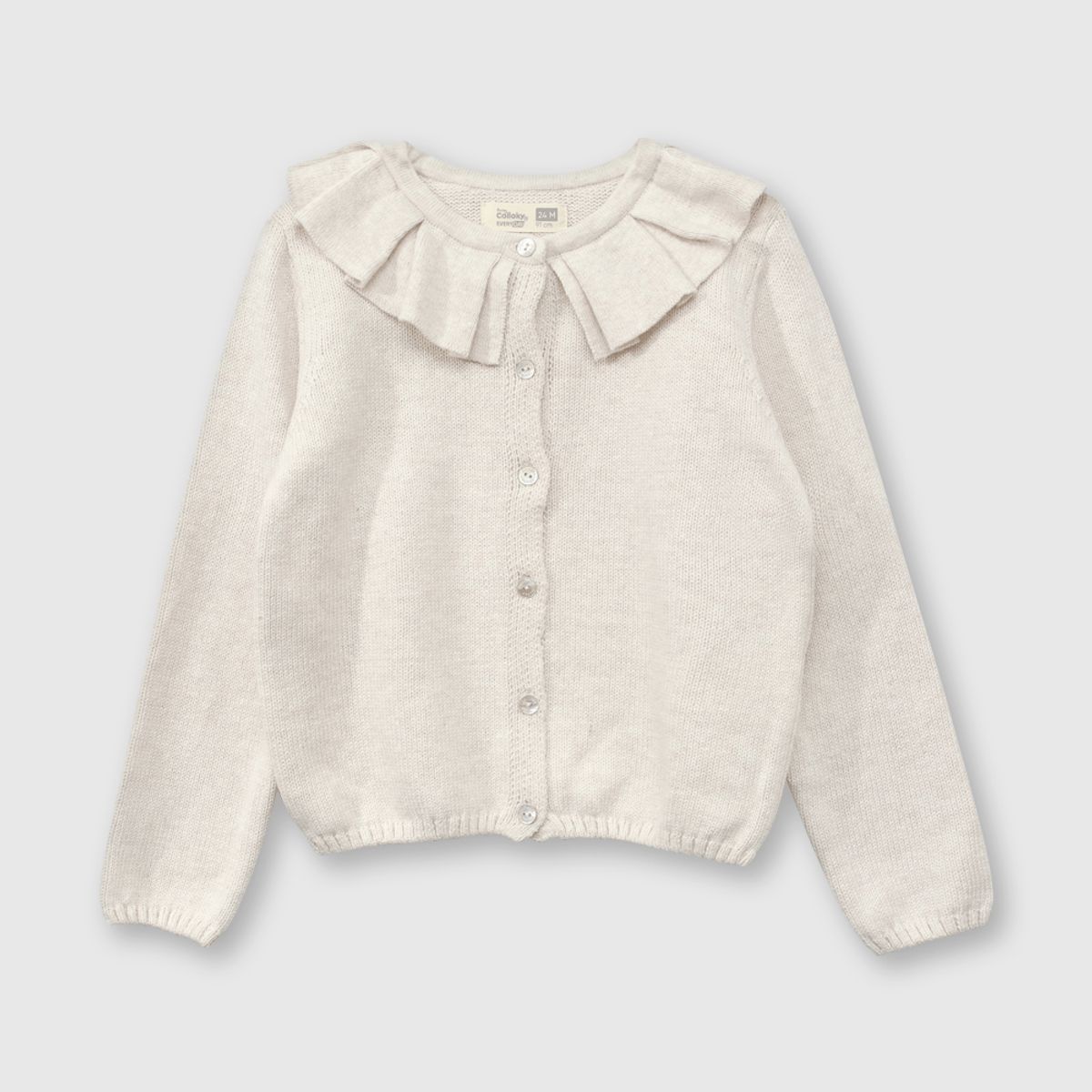 COLLOKY - Chalecos Niña Beige 53629 Colloky