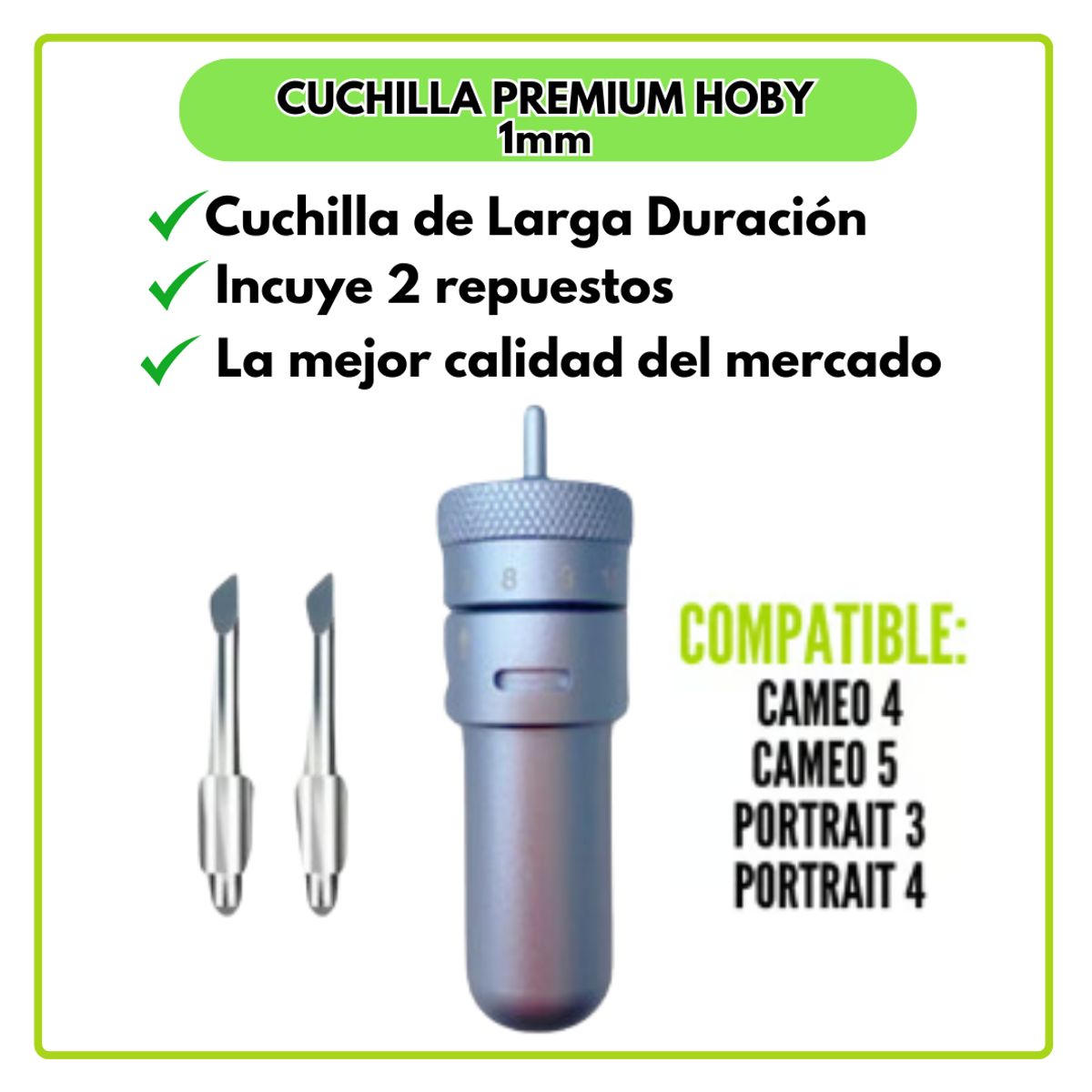 GENERICO - CUCHILLA HOBY PREMIUM CAMEO 4/5 PORTRAIT 3 OB445.