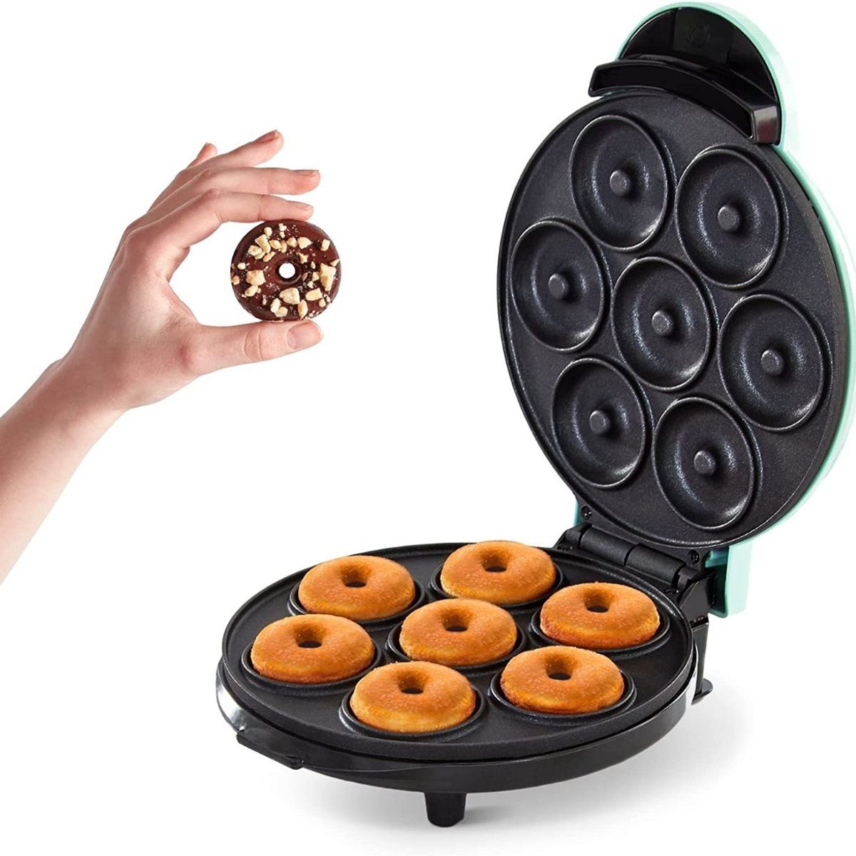 GENERICO - Maquina De Mini Donas Donuts Antiadherente 7 Donas