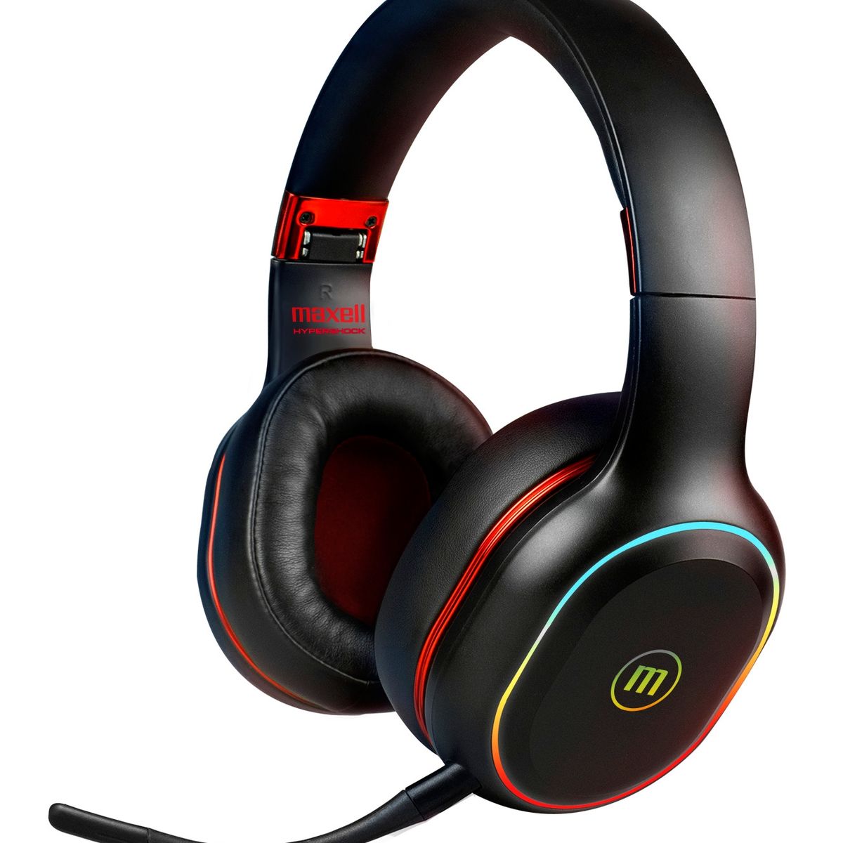 MAXELL - Audífonos Gamer Maxell Inalámbrico Hypershock Bluetooth RGB
