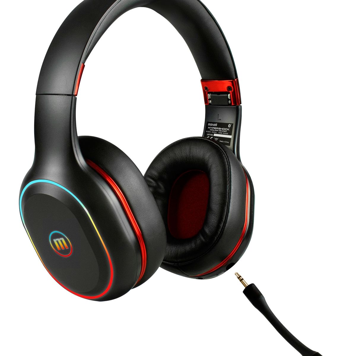 MAXELL - Audífonos Gamer Maxell Inalámbrico Hypershock Bluetooth RGB