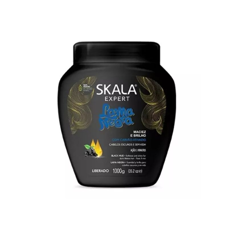 GENERICO - Mascara Capilar 2 En 1 Lama Negra Skala 1000g.-