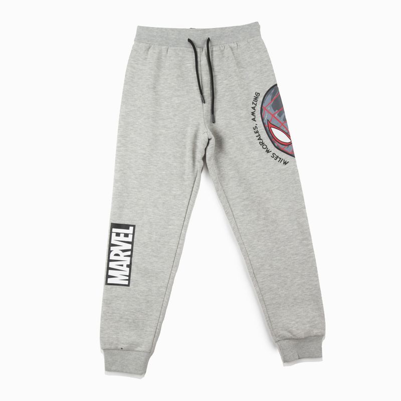 MARVEL - Pantalon de Buzo Niño Spiderman Gris Marvel