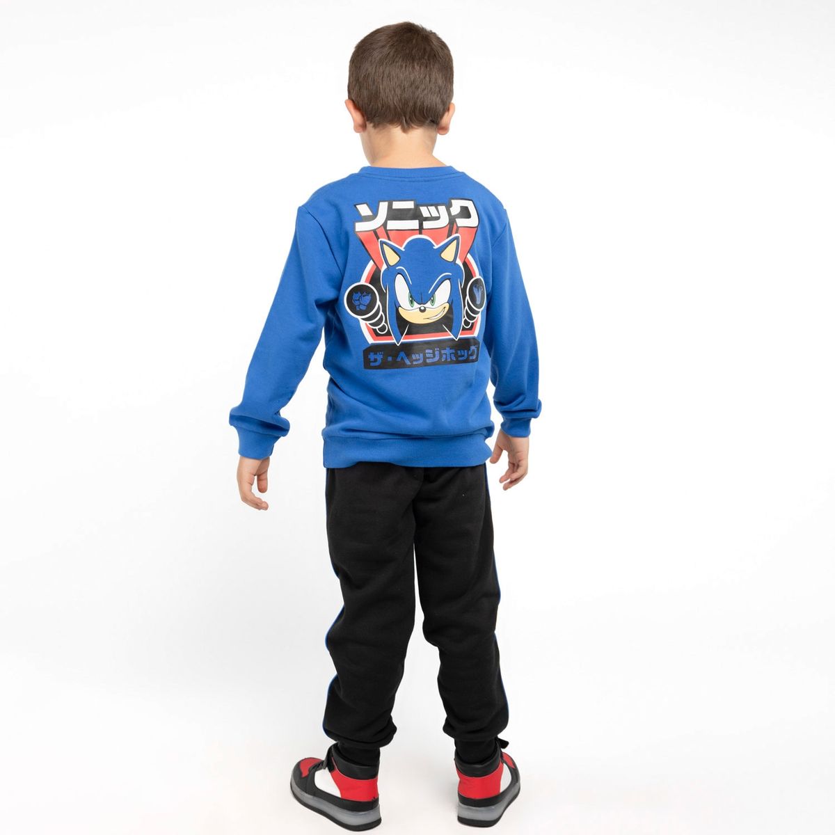 SONIC - Buzo Niño Sonic Corriendo Azul