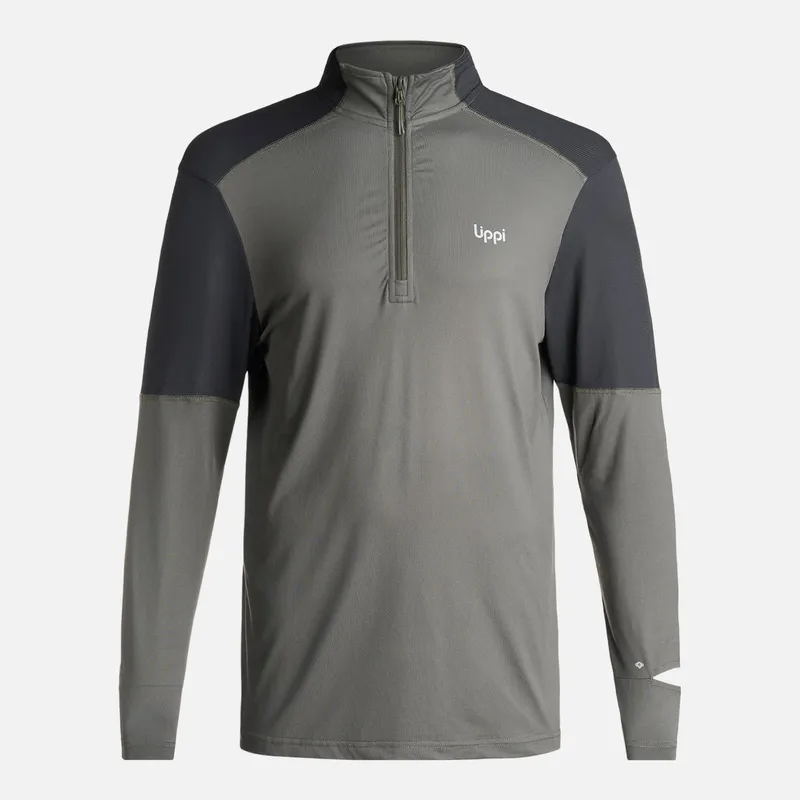 LIPPI - Poleron Hombre Puerto Trucco 14 Zip Verde Militar Lippi