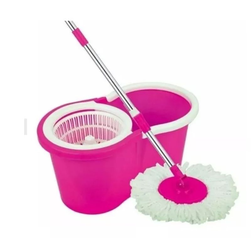 GENERICO - Mopa Trapeador Giratoria 360 Metalica
