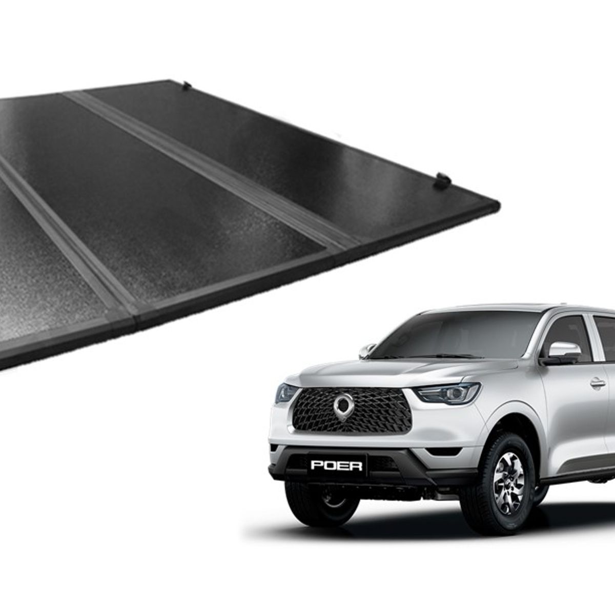 GENERICO - Tapa Rígida Plegable Great Wall Poer 2021-2024