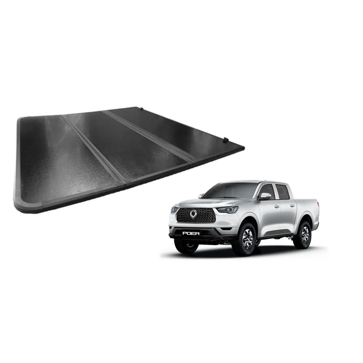 GENERICO - Tapa Rígida Plegable Great Wall Poer 2021-2024