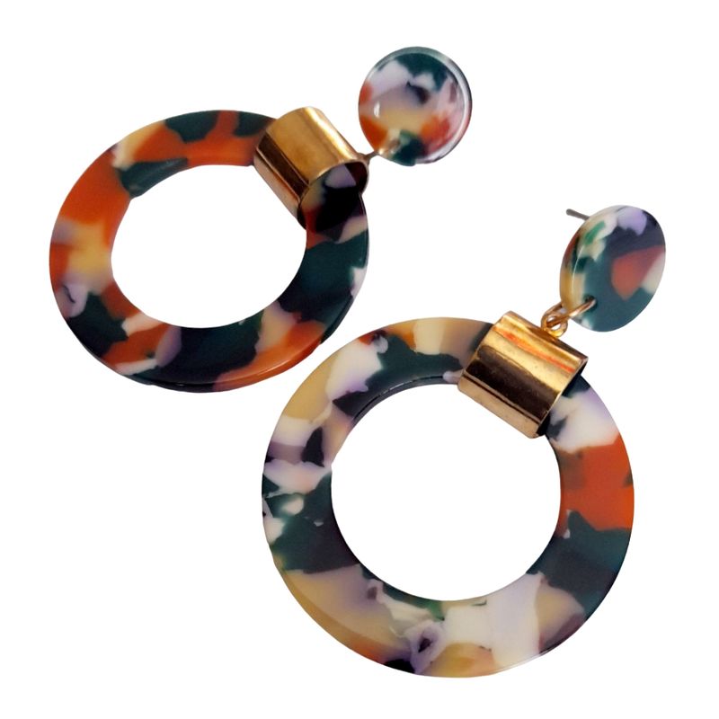 CATHALIFAUDJOYAS - AROS ACRILICO COLORES CATHALIFAUDJOYAS