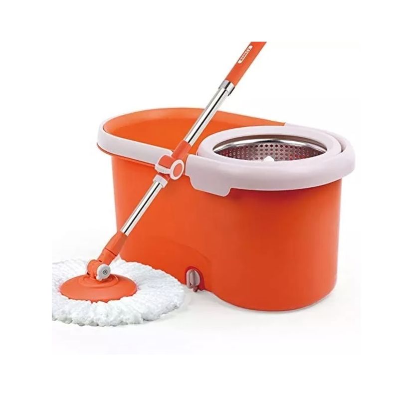 GENERICO - Mopa Trapeador Giratoria 360 Metalica