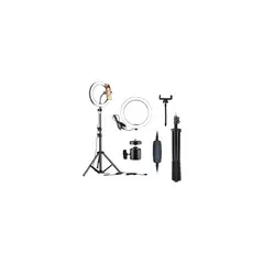 GENERICO - Aro Led 30cm + Tripode 210cm Con Soporte Celular