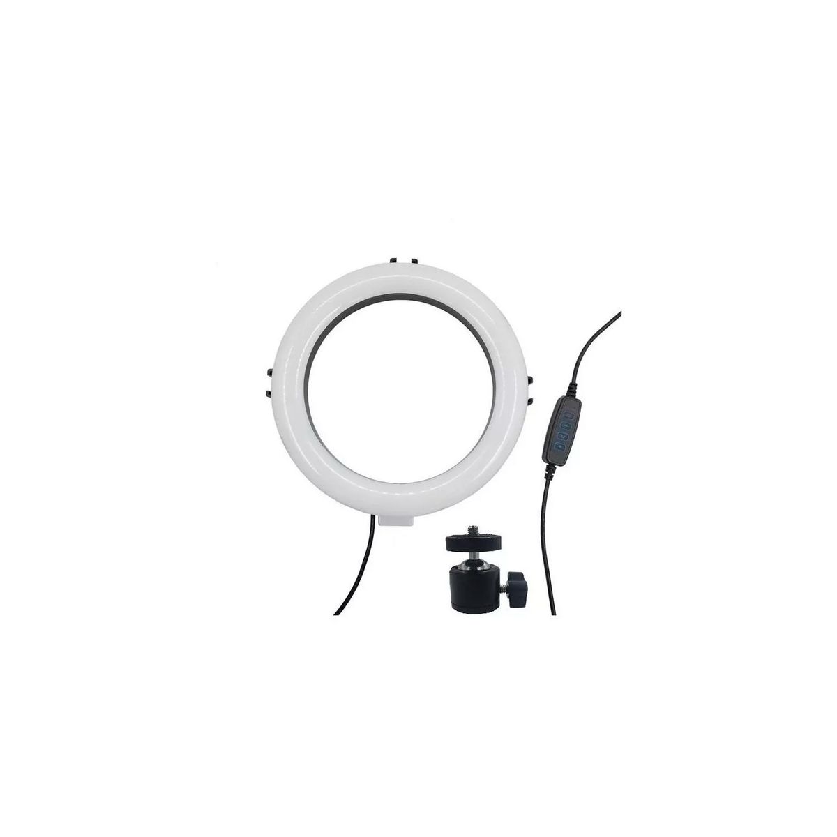 GENERICO - Aro De Luz 20cm Led Con Soporte Para Celular Sin Tripode