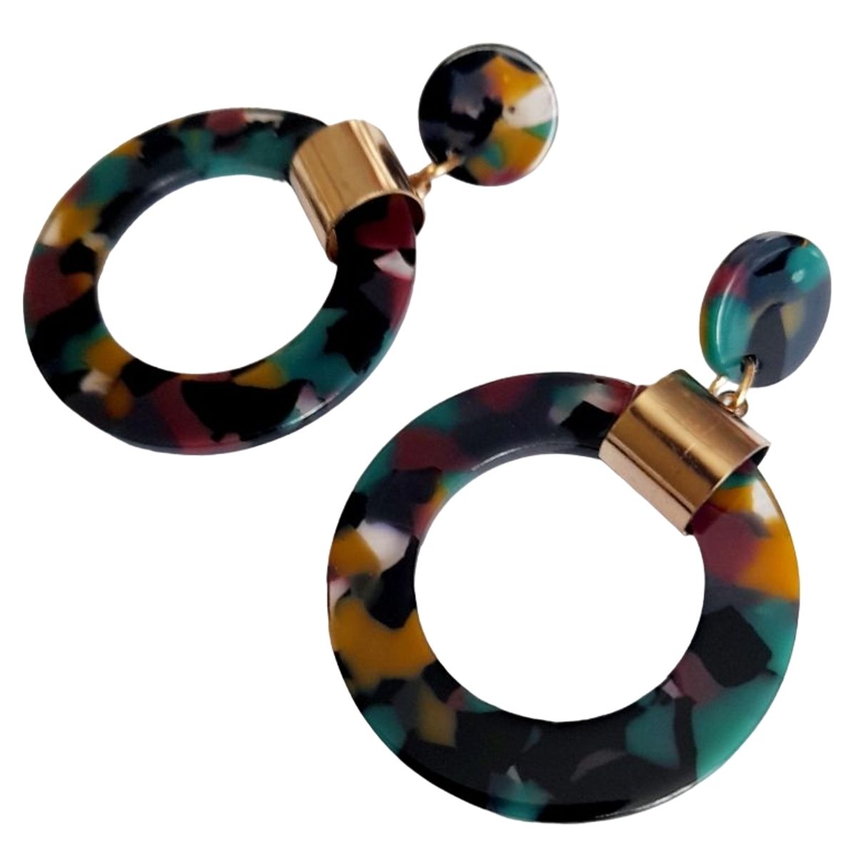 CATHALIFAUDJOYAS - AROS ACRILICO COLORES CATHALIFAUDJOYAS