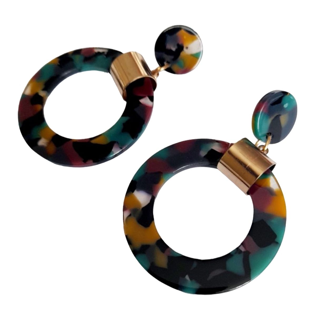 CATHALIFAUDJOYAS - AROS ACRILICO COLORES CATHALIFAUDJOYAS