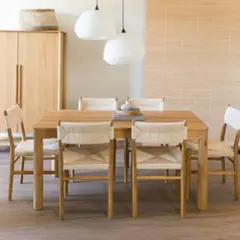 AMOBLE - Mesa De Comedor Milita Rectangular 160 Amoblé