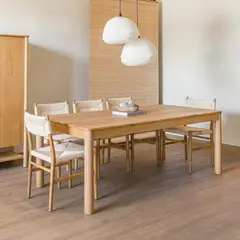 AMOBLE - Mesa de comedor Milita Rectangular 200 Amoblé